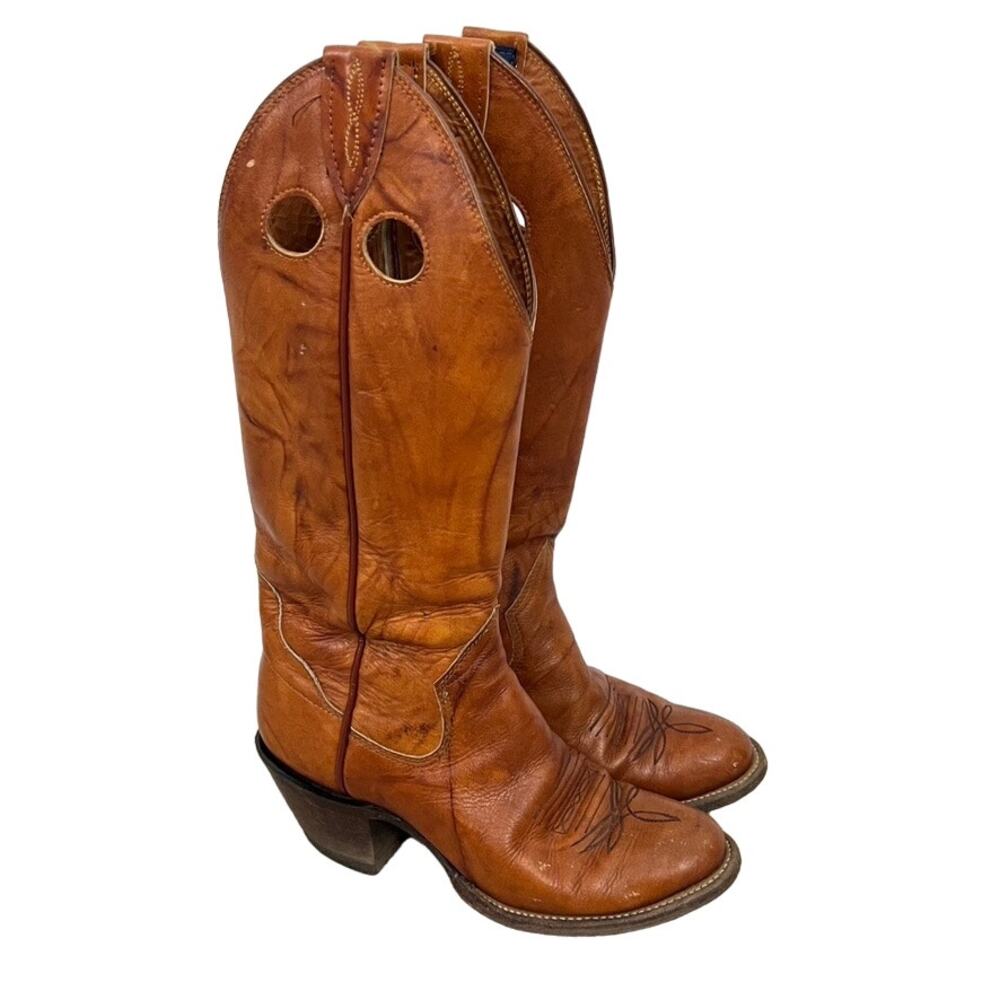 The Sanders Tall Western Boots Vintage Women Size 6.5 B